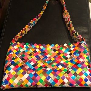Candy wrapper shoulder bag.        NWOT